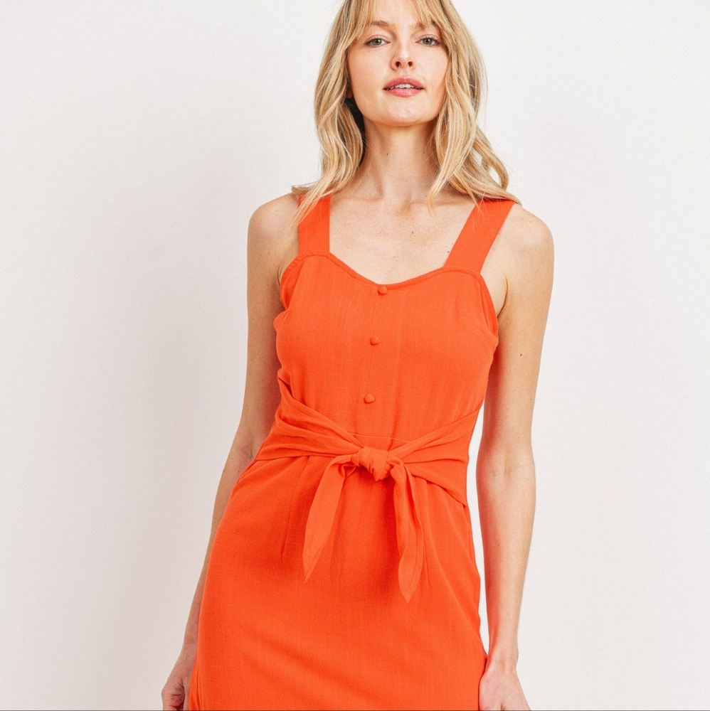 NWT Local Boutique Ingram Tie Dress Small